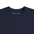 Marvelous - "Web of Colors" T-shirt French Navy XS 2