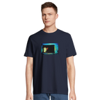 Marvelous - "Web of Colors" T-shirt French Navy XS 4