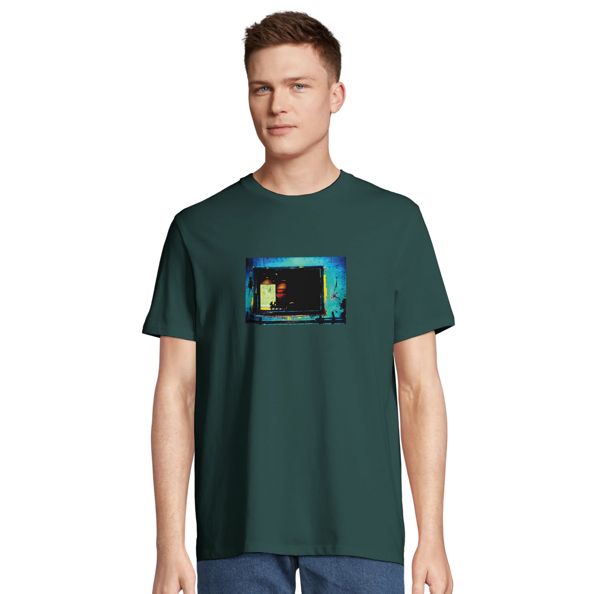 Marvelous - "Web of Colors" T-shirt green empire XS 13