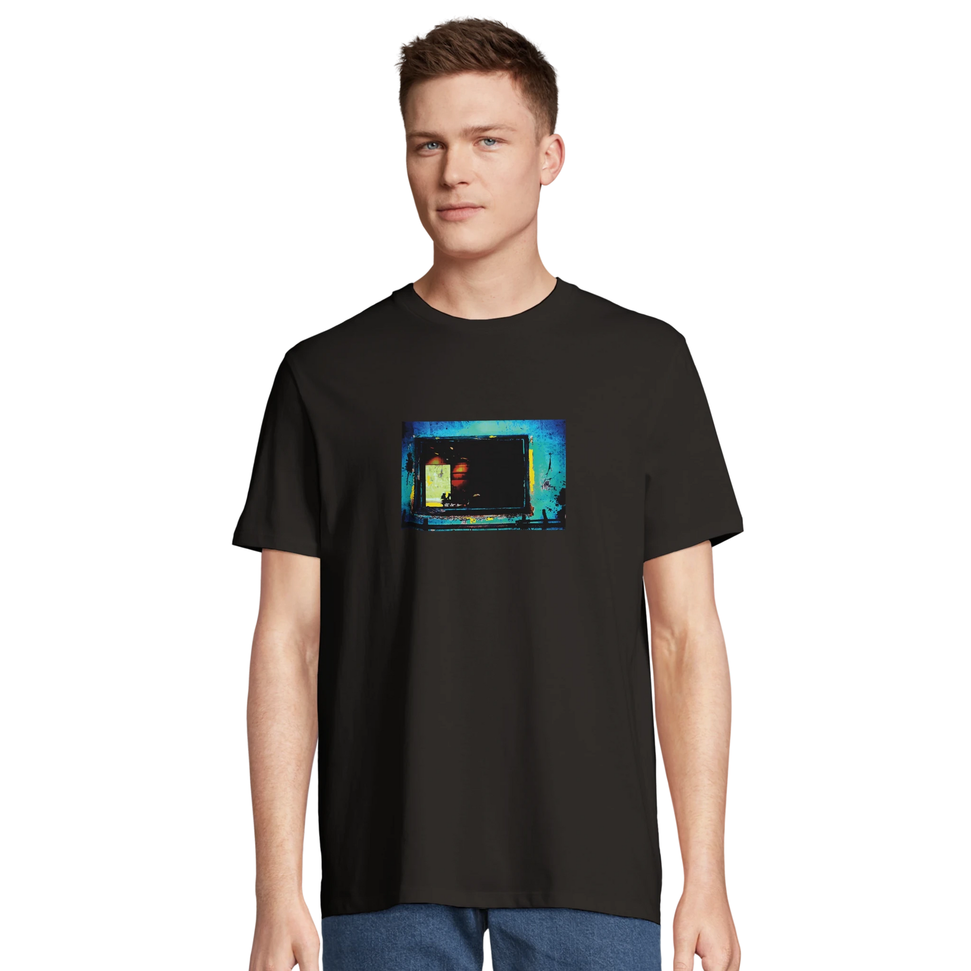 Marvelous - "Web of Colors" T-shirt Khaki XS 76