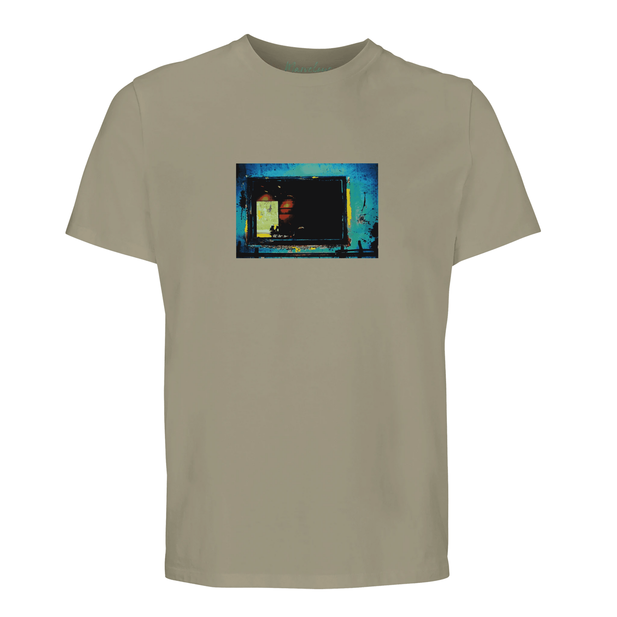 Marvelous - "Web of Colors" T-shirt Khaki XS 70