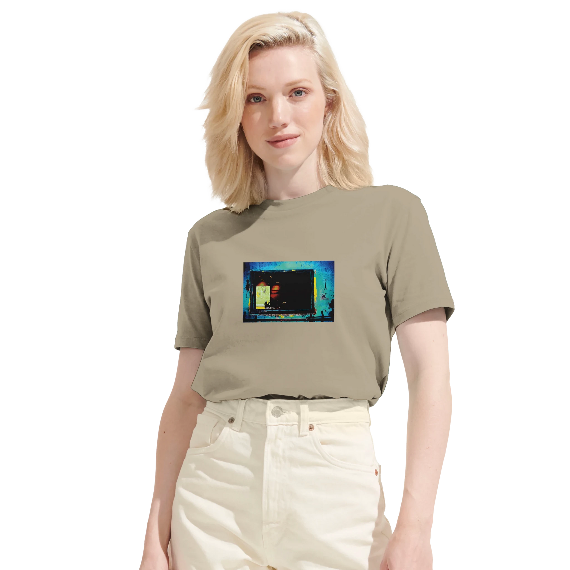 Marvelous - "Web of Colors" T-shirt Khaki XS 75