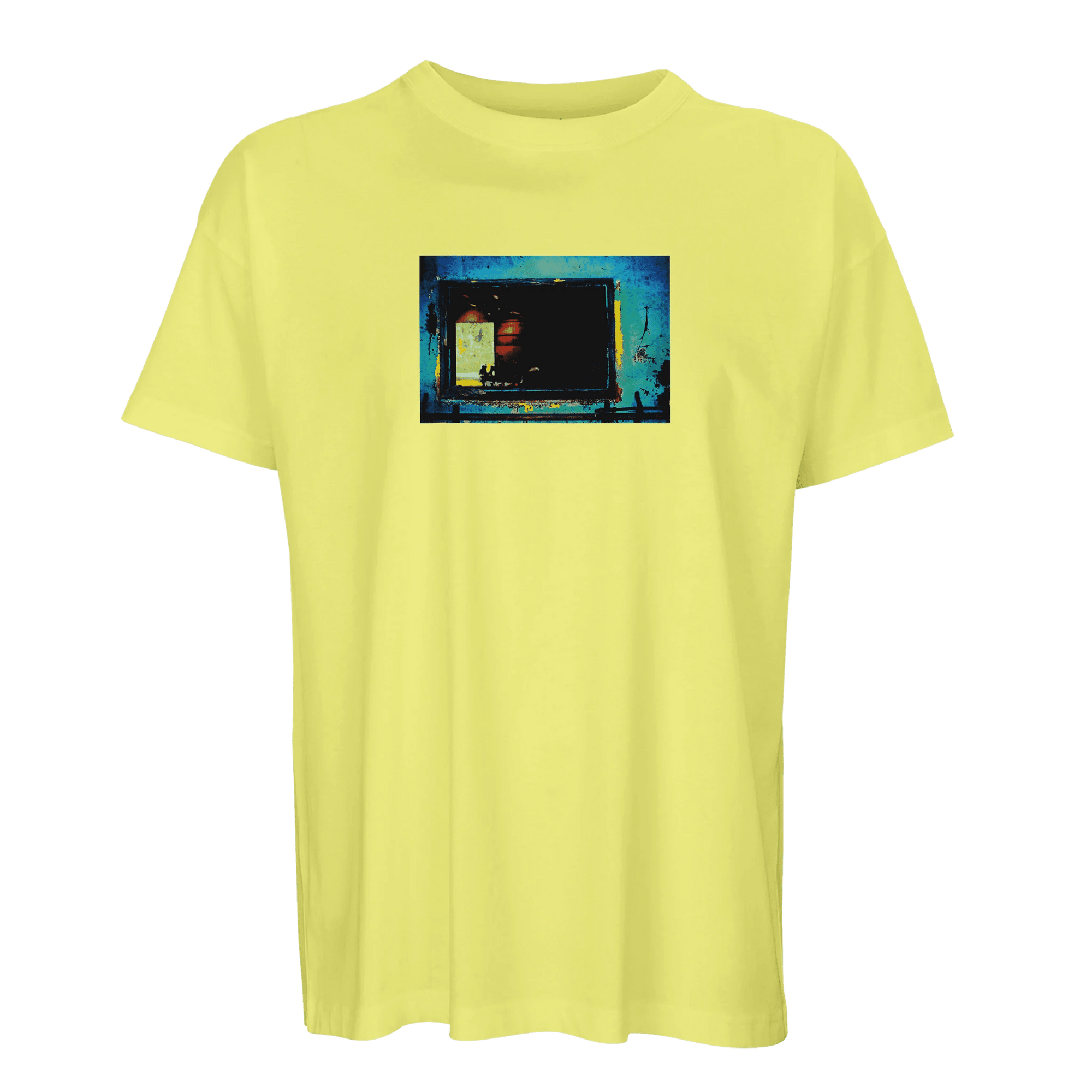 Marvelous - "Web of Colors" T-shirt Light Yellow S 19