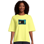 Marvelous - "Web of Colors" T-shirt Light Yellow XS 4