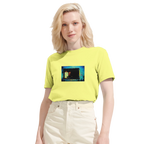 Marvelous - "Web of Colors" T-shirt Light Yellow XS 6