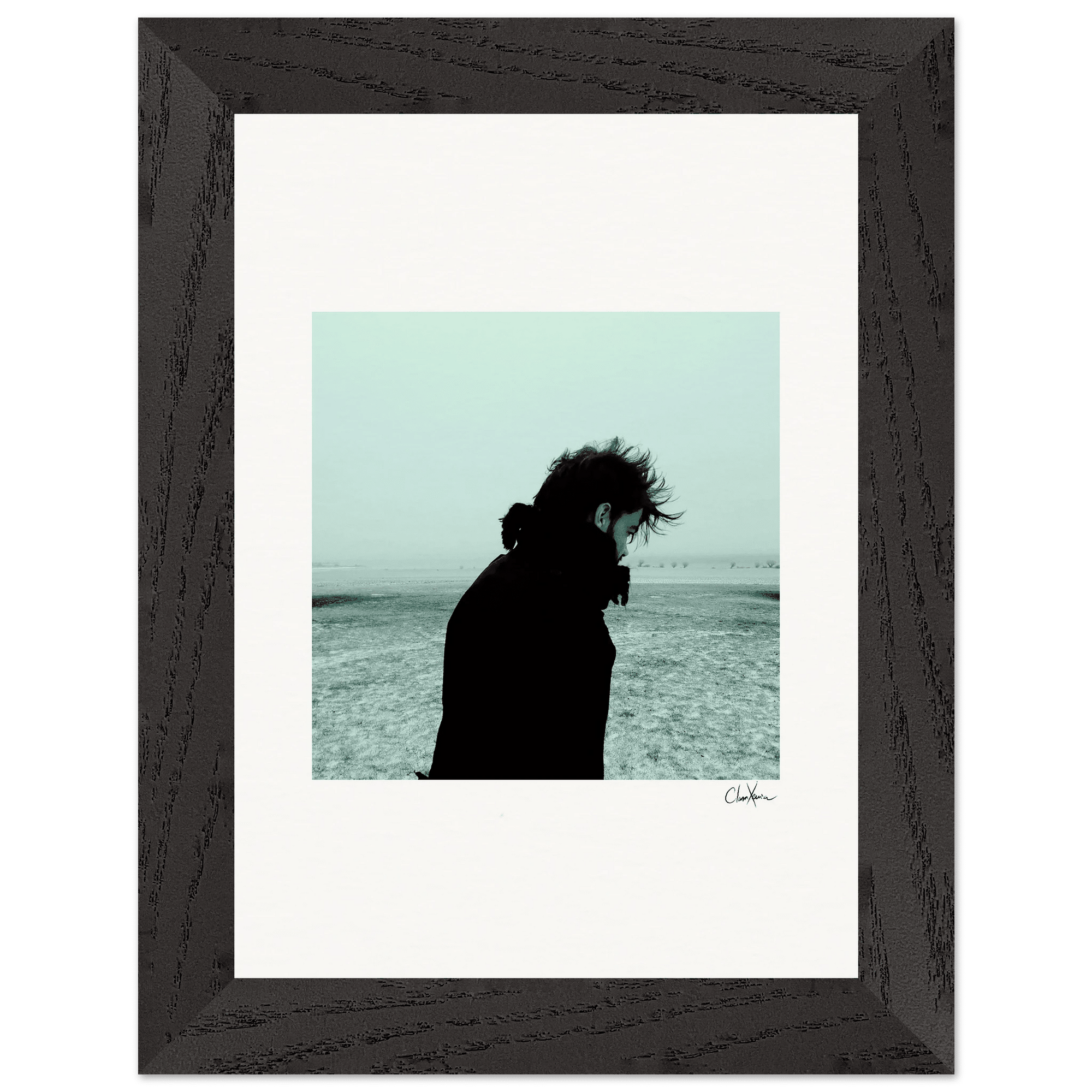 Misty Mind Framed print 13x18 cm / 5x7″ Black frame 37