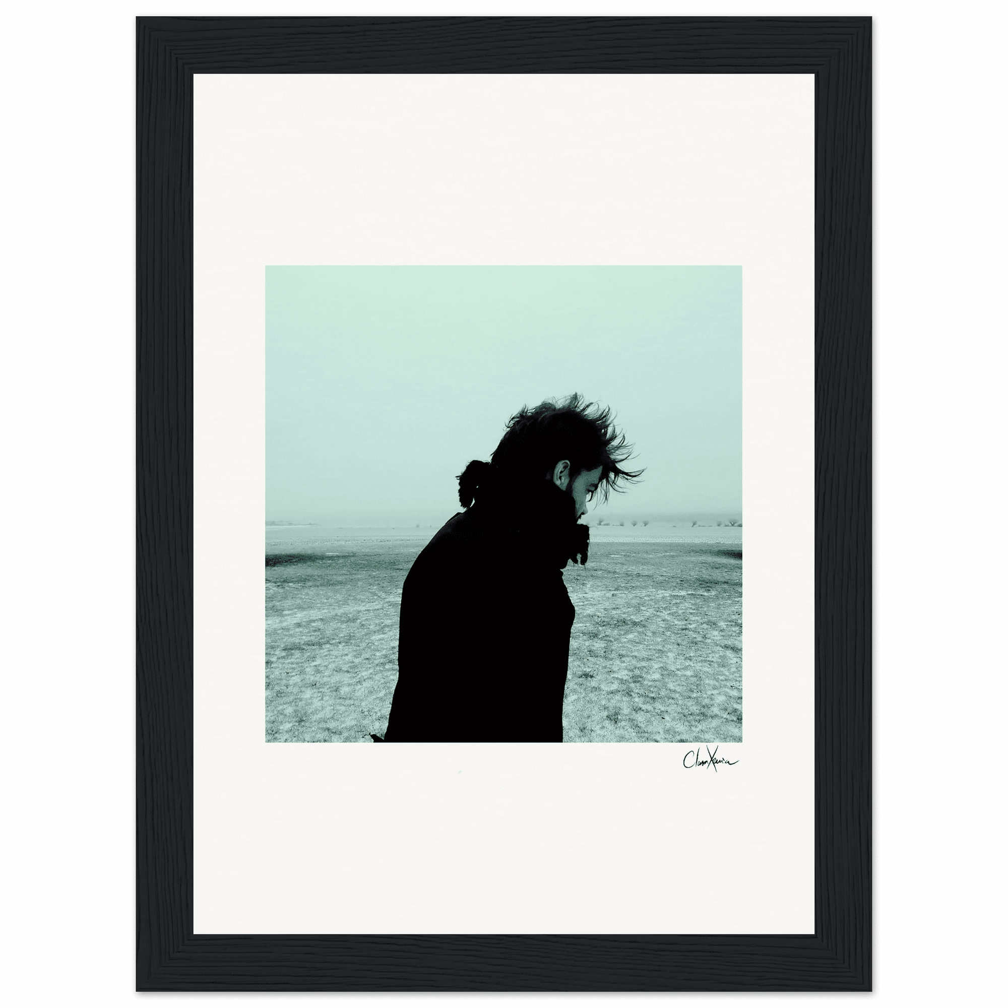 Misty Mind Framed print 13x18 cm / 5x7″ Black frame 87