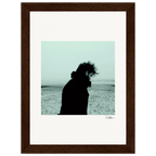 Misty Mind Framed print 13x18 cm / 5x7″ Dark wood frame 74