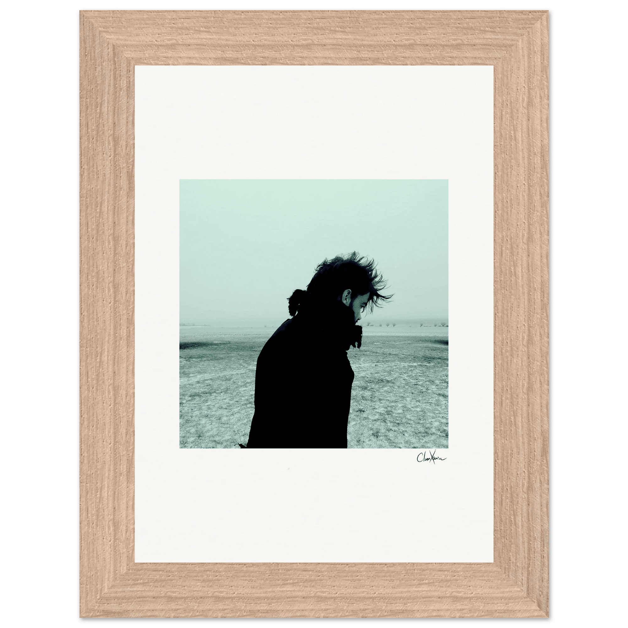 Misty Mind Framed print 13x18 cm / 5x7″ Wood frame 21