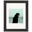 Misty Mind Framed print 15x20 cm / 6x8″ Black frame 36