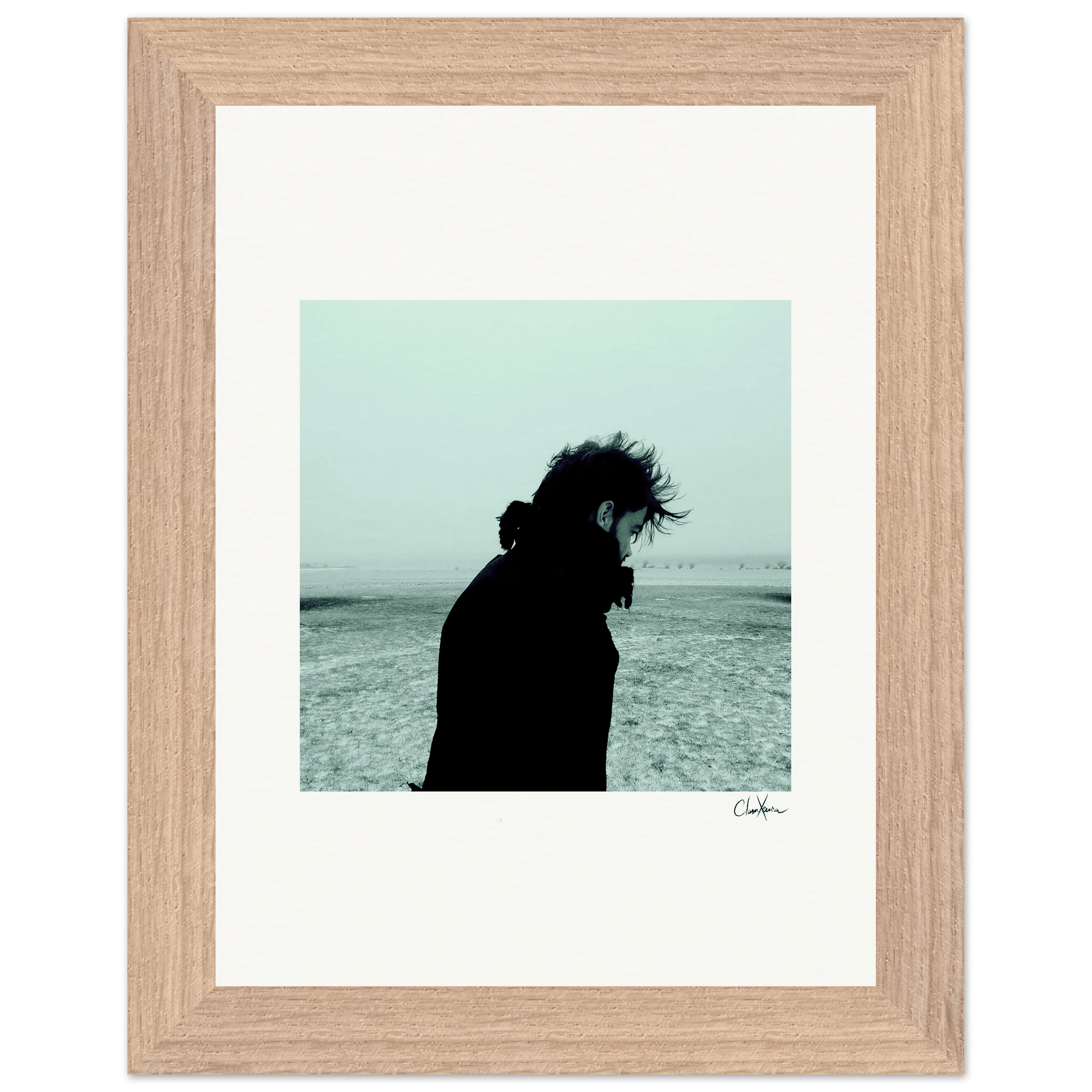 Misty Mind Framed print 15x20 cm / 6x8″ Wood frame 22