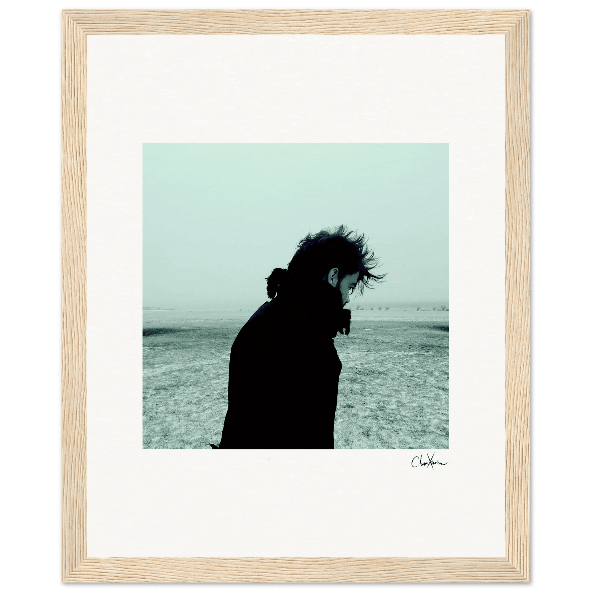 Misty Mind Framed print 20x25 cm / 8x10″ Wood frame 51