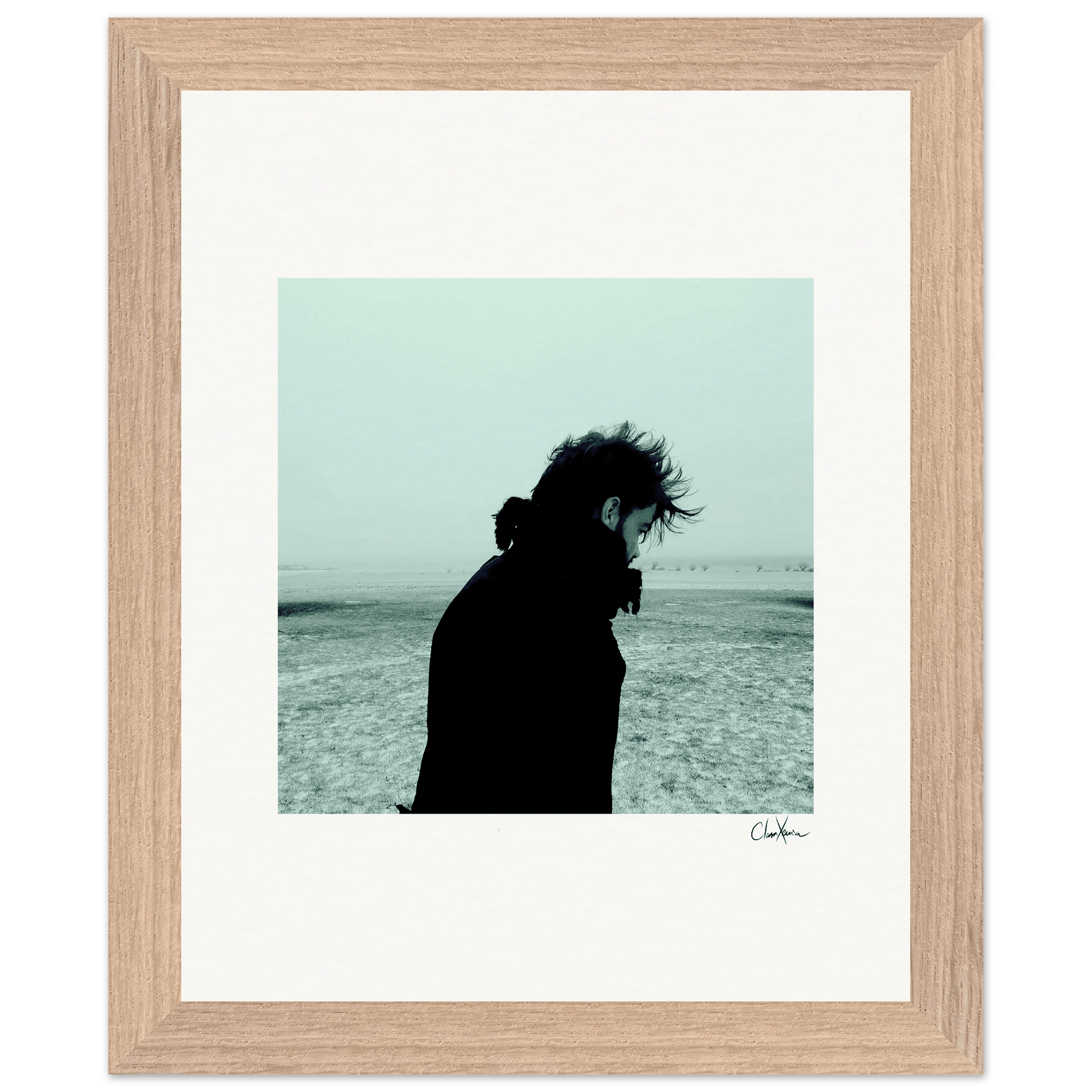 Misty Mind Framed print 20x25 cm / 8x10″ Wood frame 23