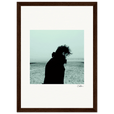 Misty Mind Framed print 21x29.7 cm / 8x12" Dark wood frame 64