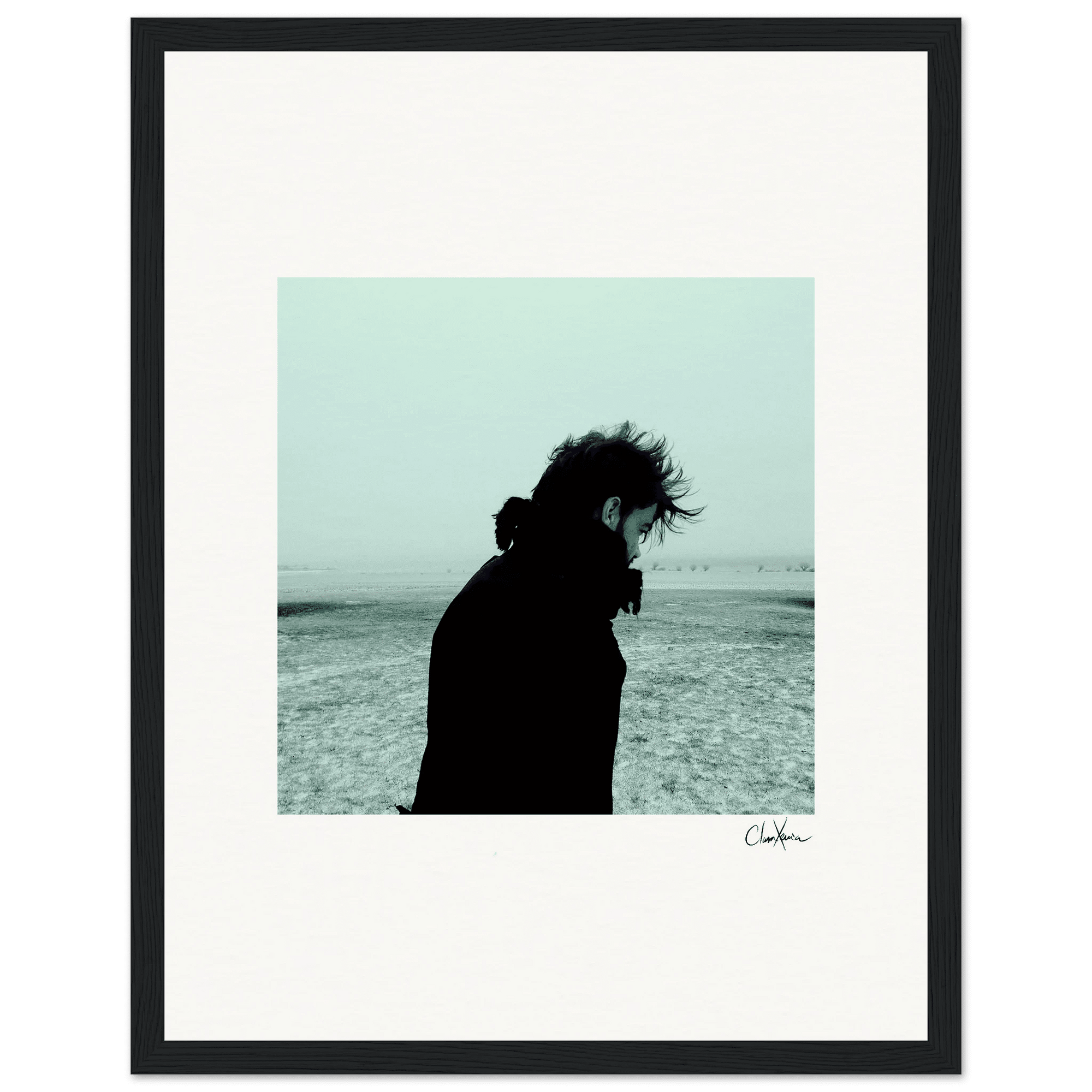 Misty Mind Framed print 27x35 cm / 11x14″ Black frame 93