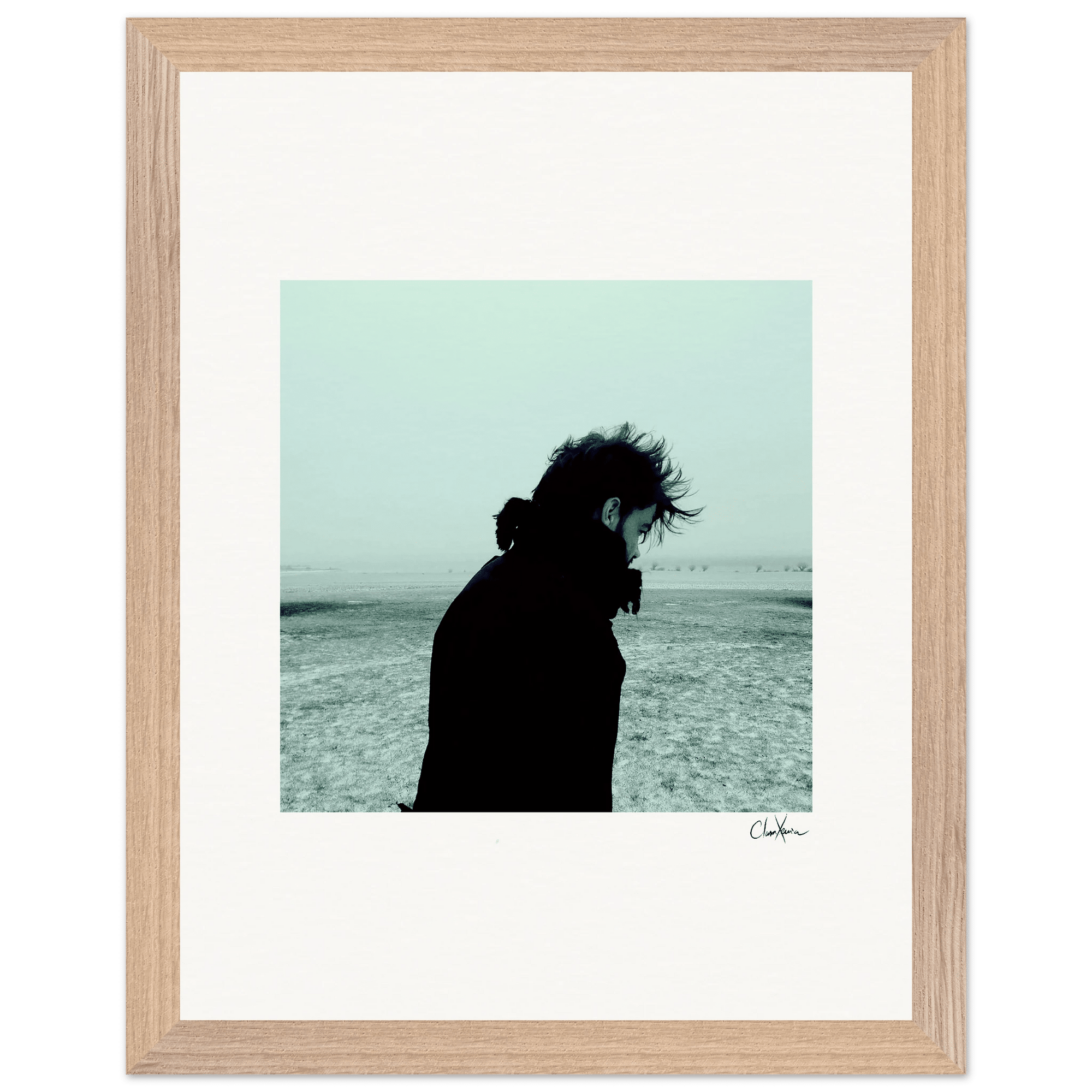 Misty Mind Framed print 27x35 cm / 11x14″ Wood frame 25