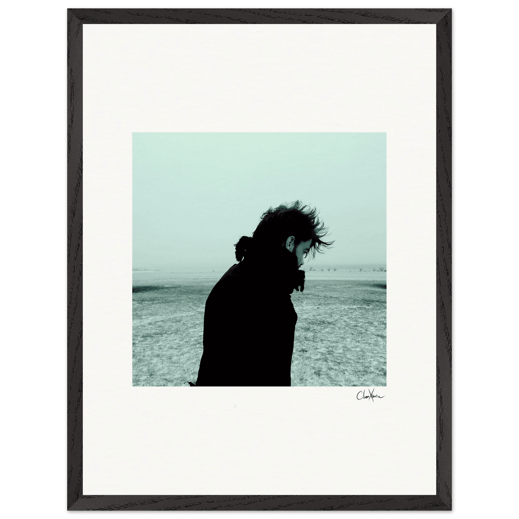 Misty Mind Framed print 45x60 cm / 18x24″ Black frame 45