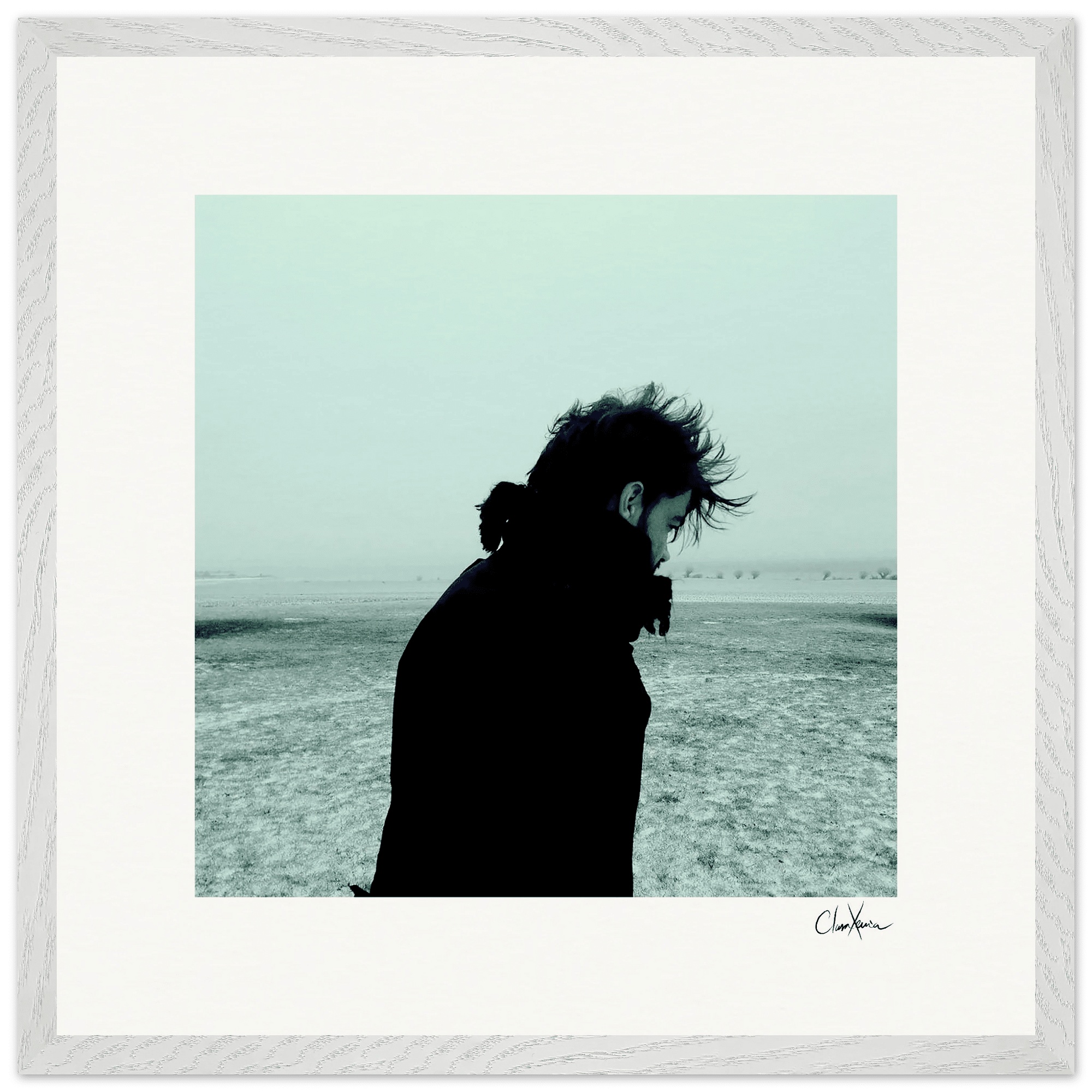 Misty Mind Framed print 50x50 cm / 20x20″ White frame 17