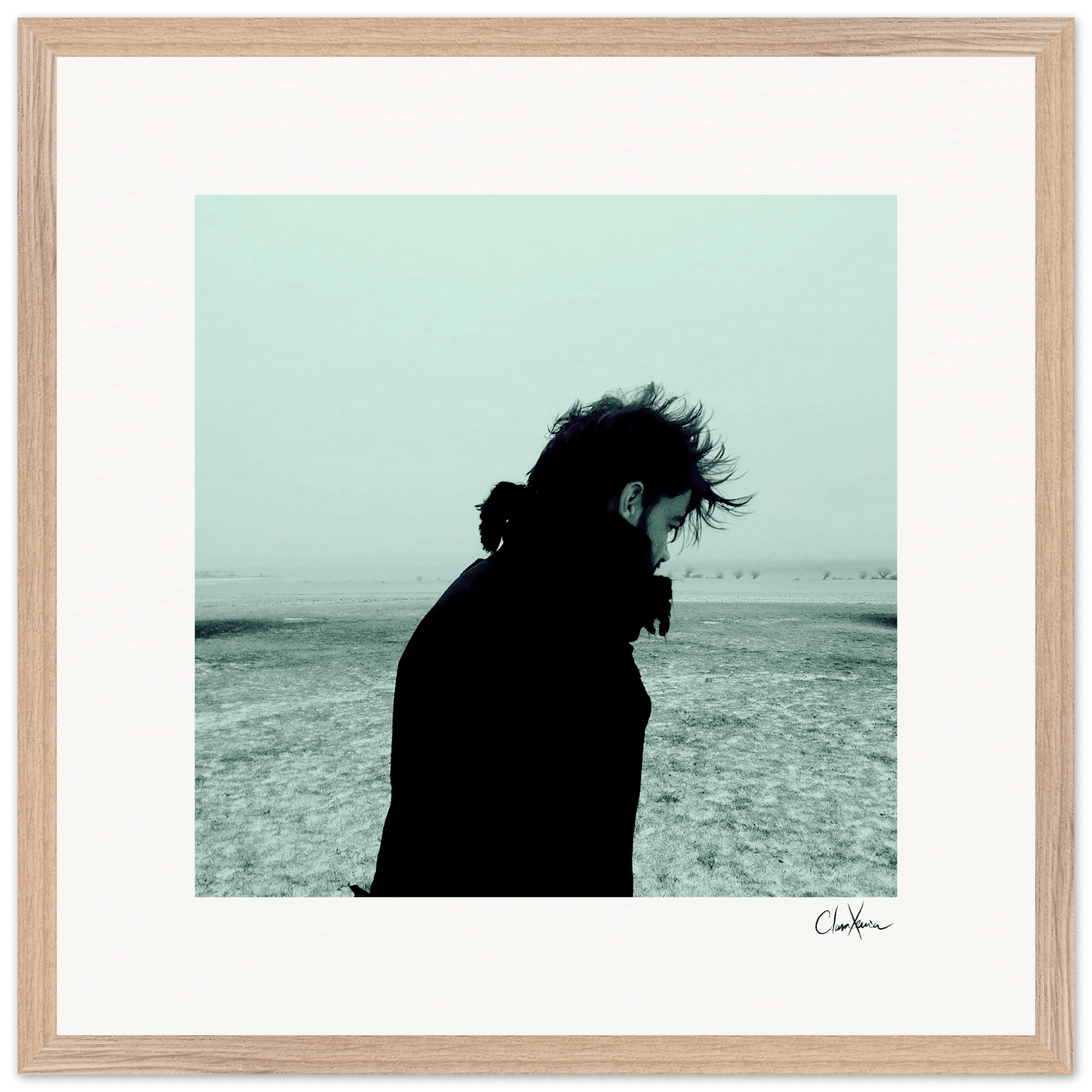 Misty Mind Framed print 50x50 cm / 20x20″ Wood frame 32