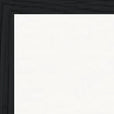 Misty Mind Framed print 70x100 cm / 28x40″ Black frame corner detail