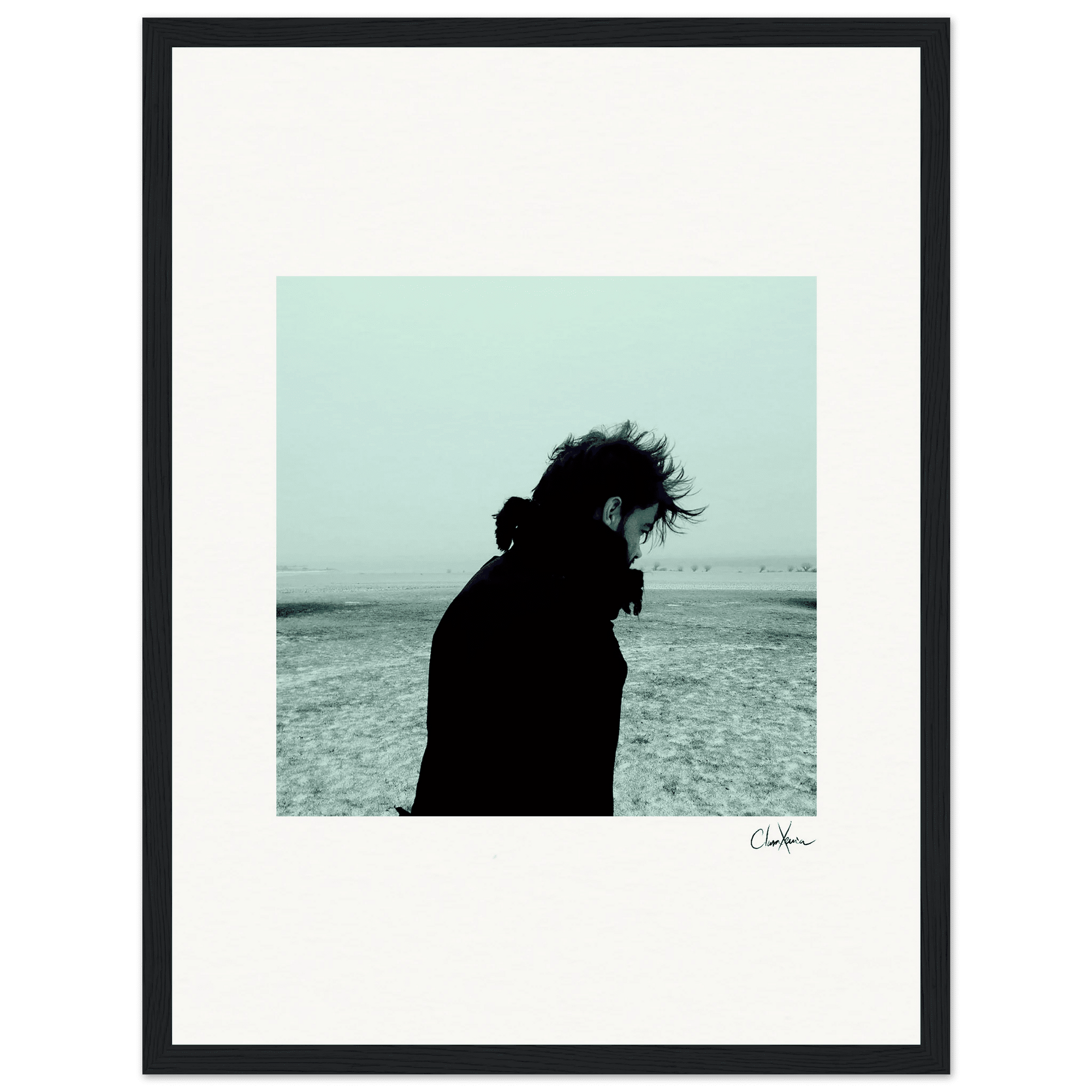 Misty Mind Framed print 70x100 cm / 28x40″ Black frame 96