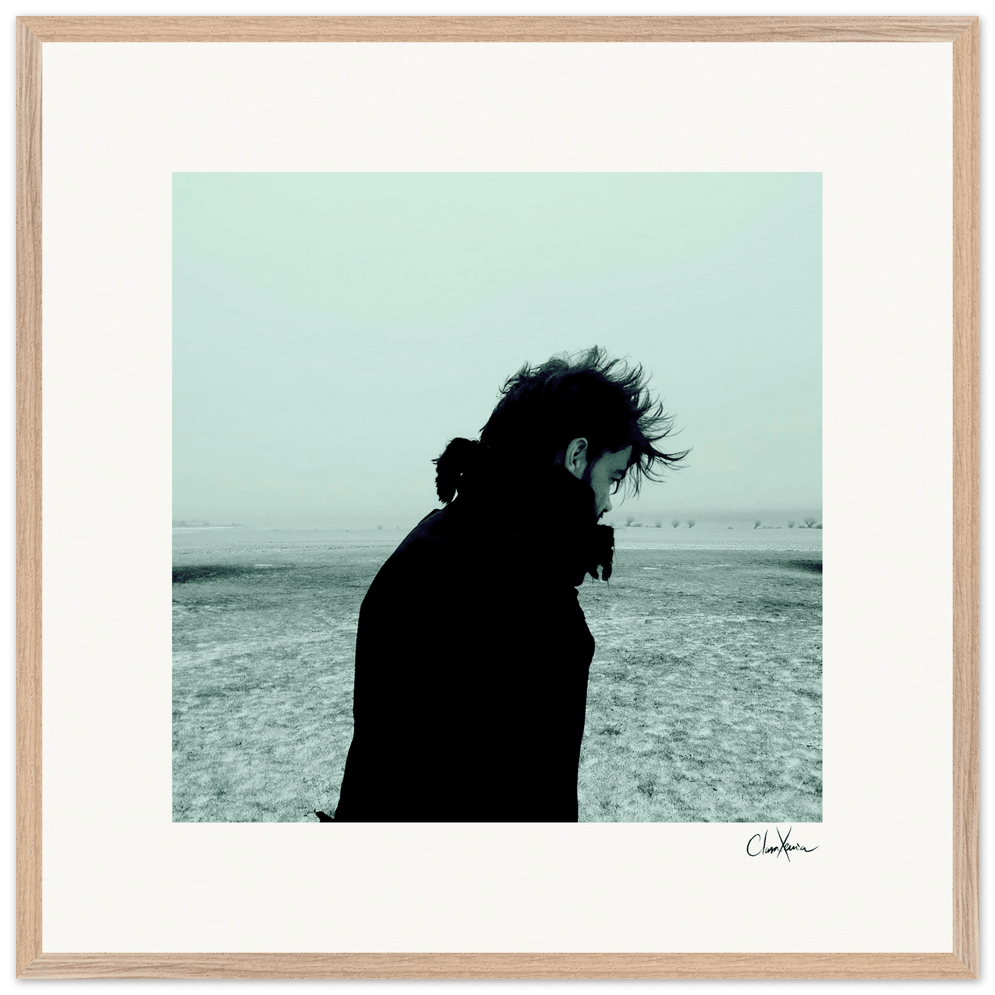 Misty Mind Framed print 70x70 cm / 28x28″ Wood frame 34