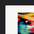 Moving Smiles Framed print 15x20 cm / 6x8″ Black frame corner detail