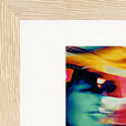 Moving Smiles Framed print 15x20 cm / 6x8″ Wood frame corner detail