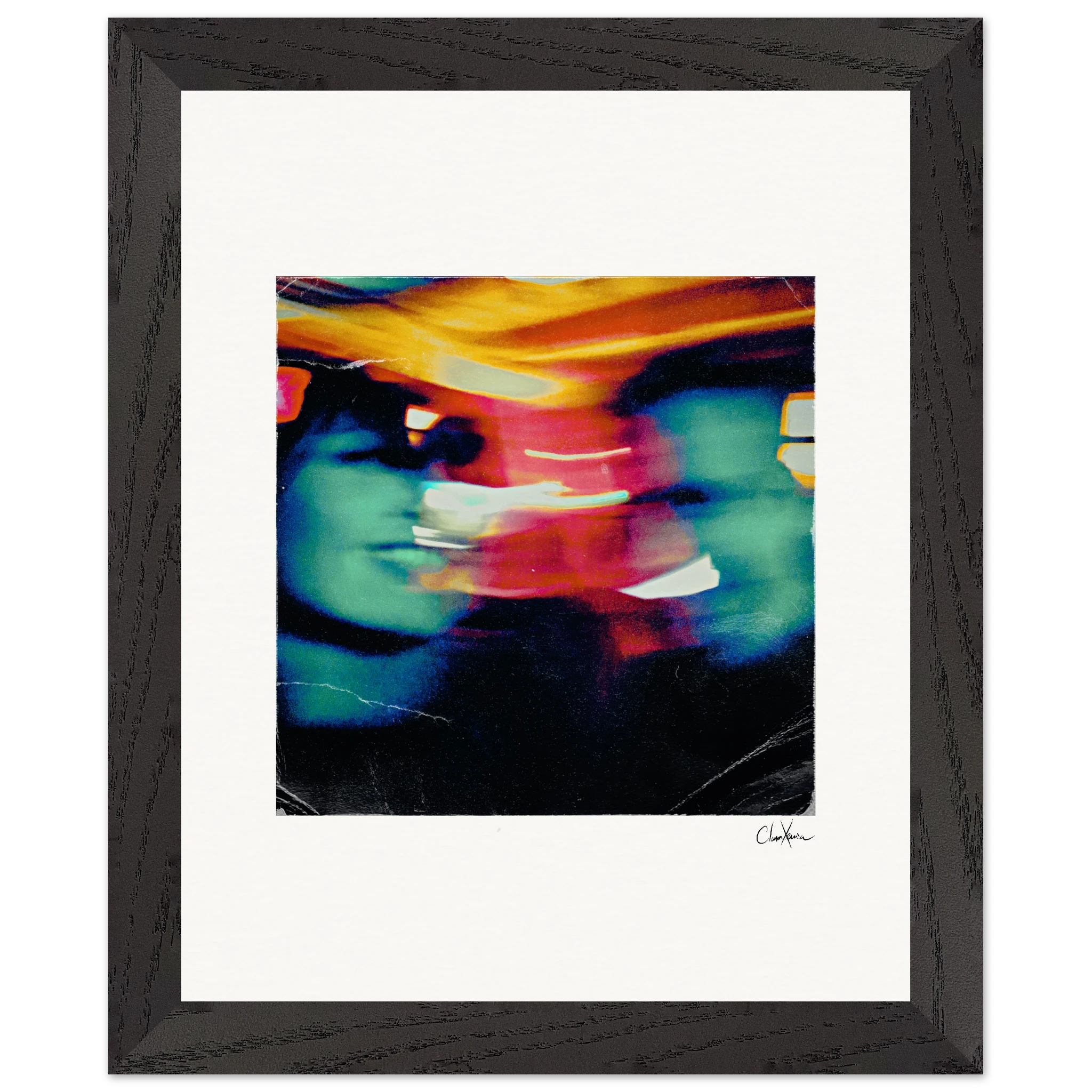 Moving Smiles Framed print 20x25 cm / 8x10″ Black frame