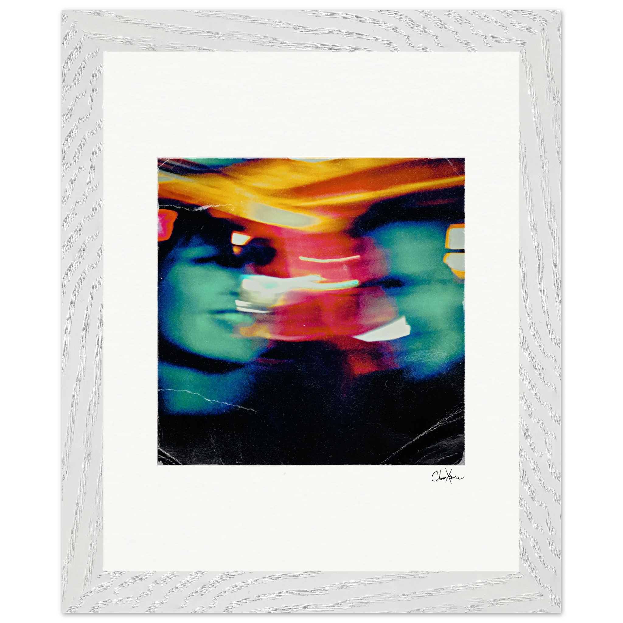 Moving Smiles Framed print 20x25 cm / 8x10″ White frame