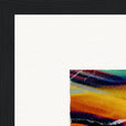 Moving Smiles Framed print 30x30 cm / 12x12″ Black frame corner detail