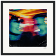Moving Smiles Framed print 30x30 cm / 12x12″ Black frame
