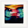 Moving Smiles Framed print 30x30 cm / 12x12″ White frame
