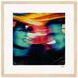 Moving Smiles Framed print 30x30 cm / 12x12″ Wood frame
