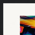 Moving Smiles Framed print 30x40 cm / 12x16″ Black frame corner detail