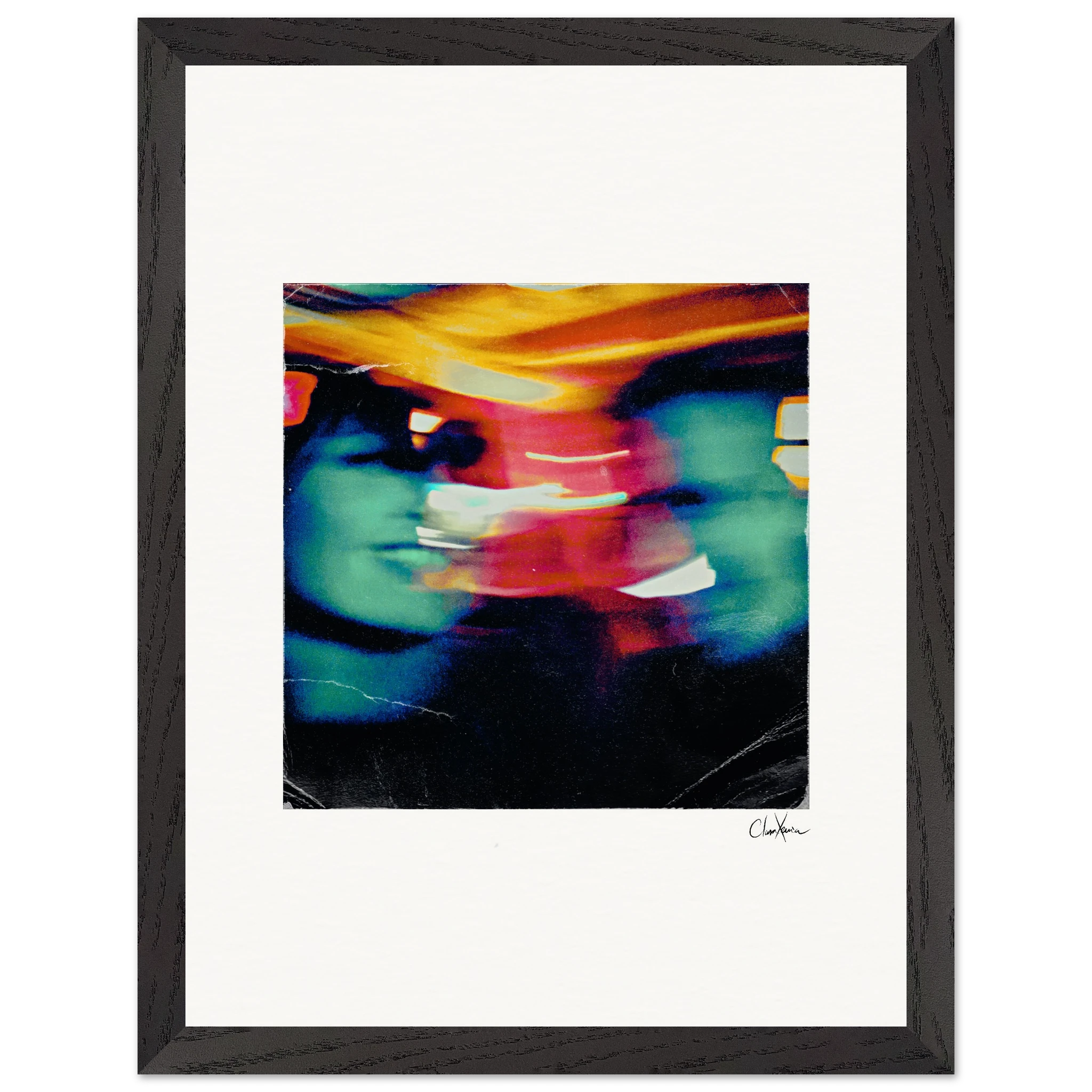 Moving Smiles Framed print 30x40 cm / 12x16″ Black frame