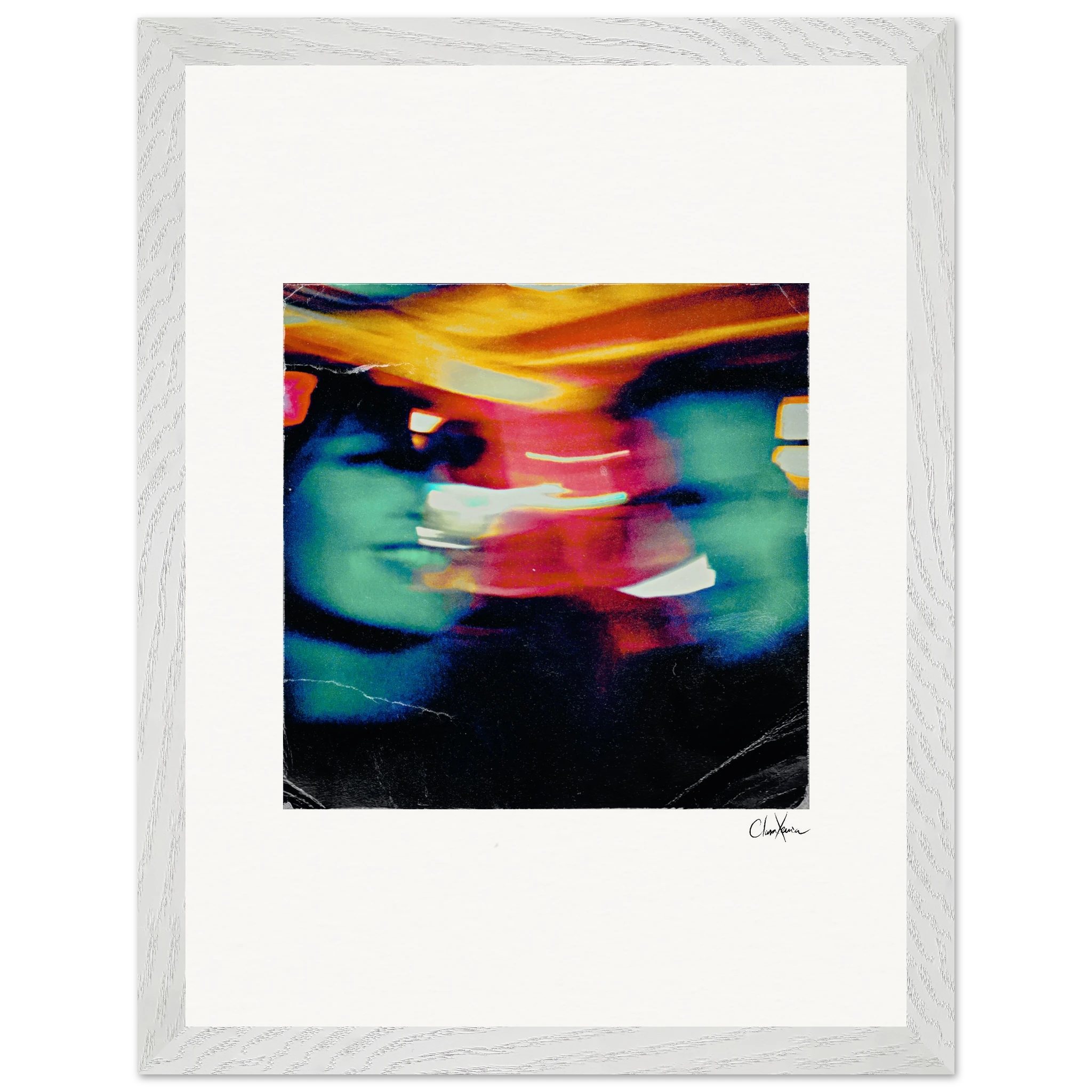 Moving Smiles Framed print 30x40 cm / 12x16″ White frame