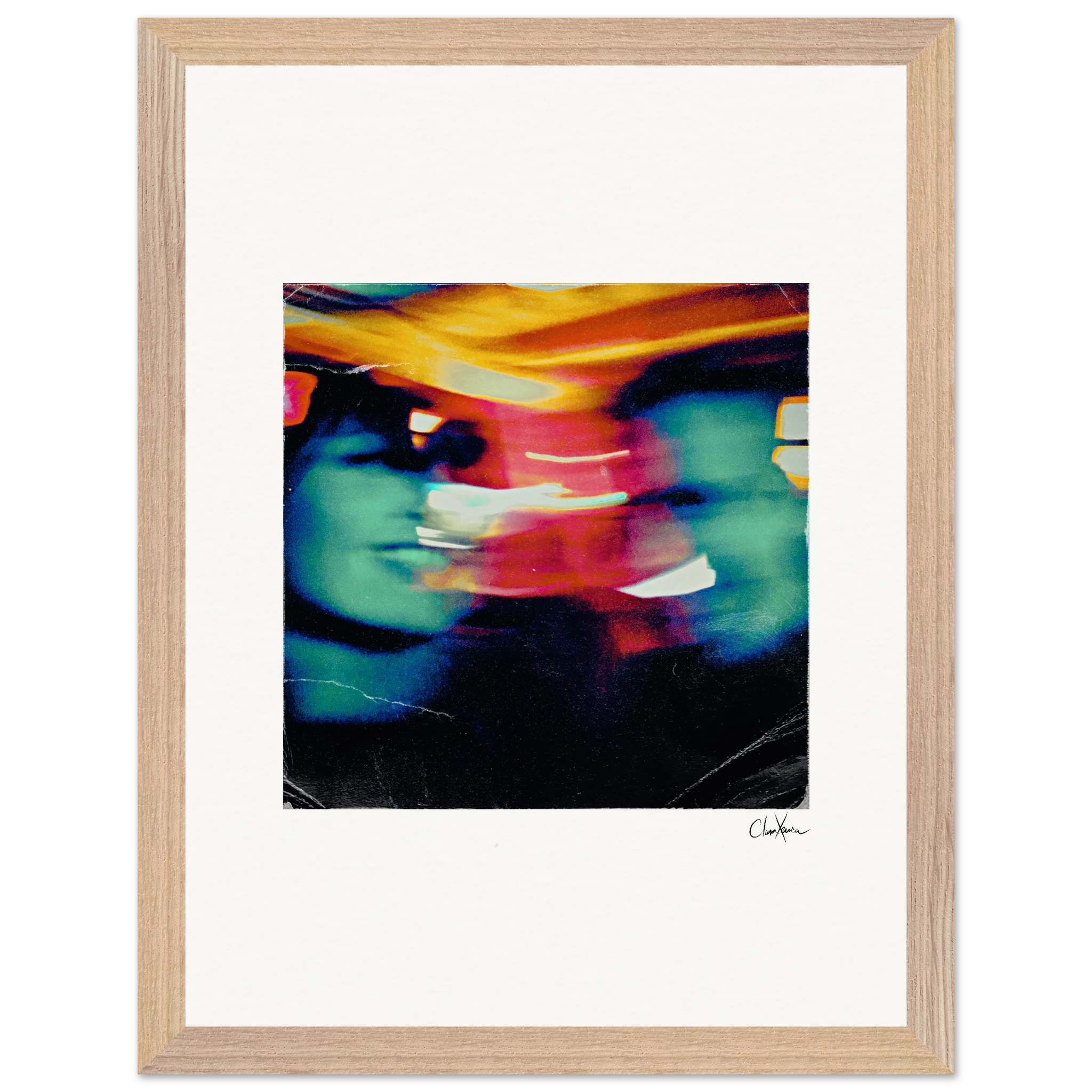 Moving Smiles Framed print 30x40 cm / 12x16″ Wood frame