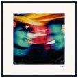 Moving Smiles Framed print 40x40 cm / 16x16″ Black frame