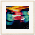 Moving Smiles Framed print 40x40 cm / 16x16″ Wood frame