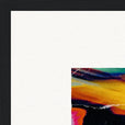 Moving Smiles Framed print 40x50 cm / 16x20″ Black frame corner detail