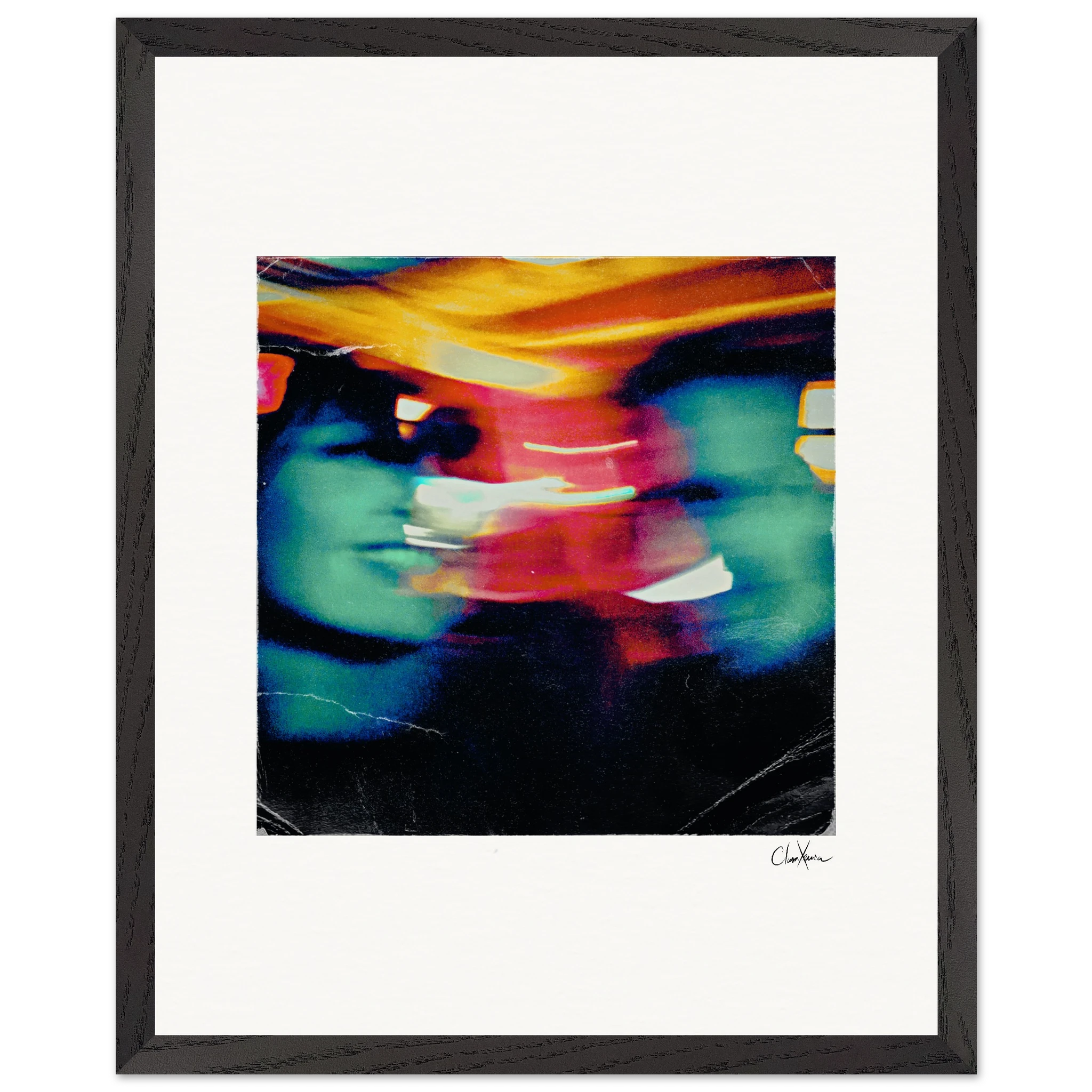 Moving Smiles Framed print 40x50 cm / 16x20″ Black frame