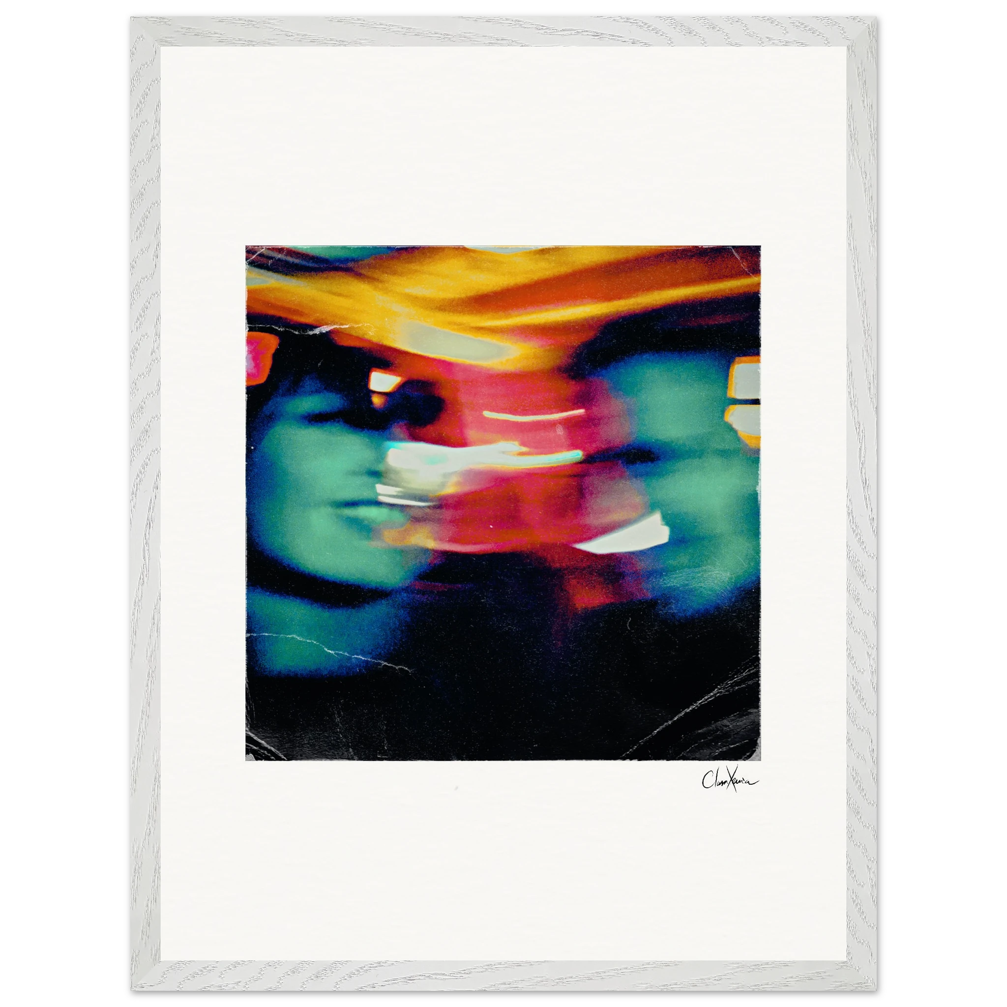 Moving Smiles Framed print 45x60 cm / 18x24″ White frame