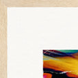 Moving Smiles Framed print 45x60 cm / 18x24″ Wood frame corner detail