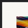 Moving Smiles Framed print 50x50 cm / 20x20″ Black frame corner detail