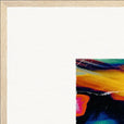 Moving Smiles Framed print 60x80 cm / 24x32″ Wood frame corner detail