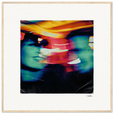 Moving Smiles Framed print 70x70 cm / 28x28″ Wood frame