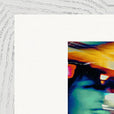 Moving Smiles Framed print 30x40 cm / 12x16″ White frame corner detail
