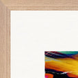 Moving Smiles Framed print 45x60 cm / 18x24″ Wood frame corner detail