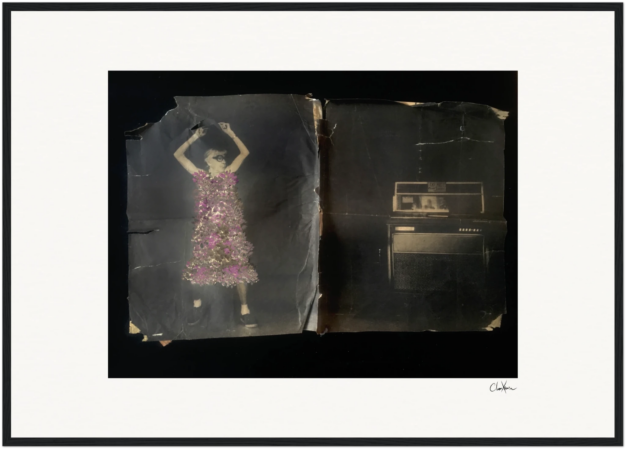 Framed print Never too Late Framed print cm / 5x7″ White frame